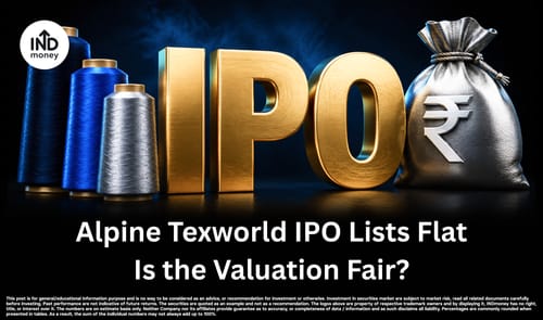 Alpine Texworld IPO Lists Flat Alpine Texworld IPO Lists Flat