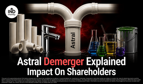 image with title "Astral Demerger Explained Impact On Shareholders"