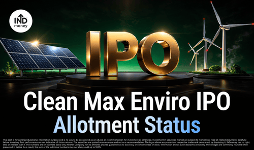 Clean Max Enviro IPO Allotment Status