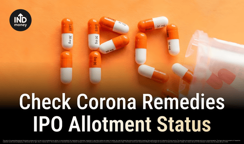 CORONA Remedies IPO Allotment Status