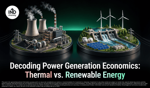 Image with title "Decoding Power Generation Economics: Thermal vs. Renewable Energy" Image with title "Decoding Power Generation Economics: Thermal vs. Renewable Energy"