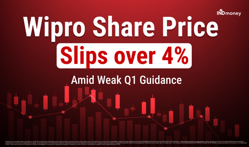 Wipro Share Price Slips over 4% Amid Weak Q1 Guidance