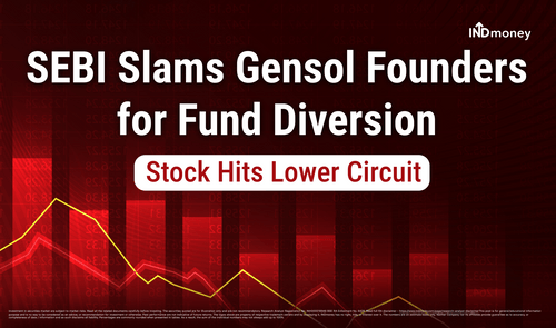 SEBI Slams Gensol Founders for Fund Diversion; Stock Hits Lower Circuit