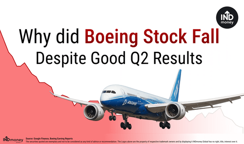 Why did Boeing Stock Fall Despite Good Q2 Results, Strong Guidance?