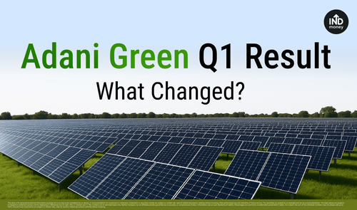 Image with Title: Adani Green Q1 Result What Changed ?