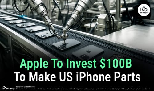 Tim Cook Says Apple Will Invest $100 Bn To Make iPhone Parts In The US