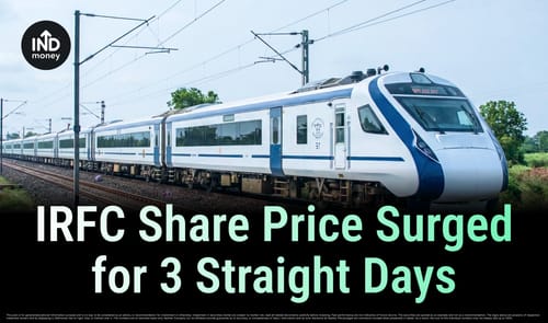 IRFC Share Price Surged for 3 Straight Days