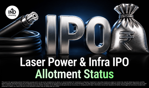 Laser Power & Infra IPO Allotment Status: MUFG Intime, BSE, NSE