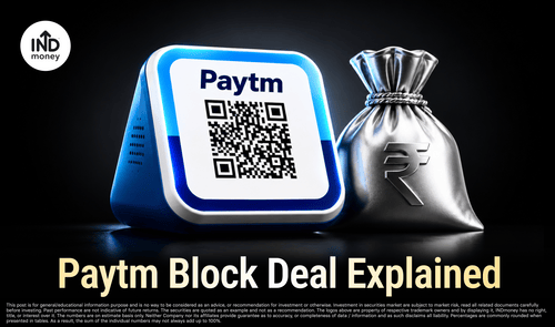 image with title "Paytm Block Deal Explained"