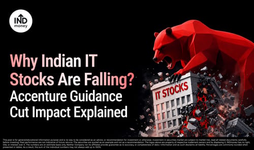 image with title "Why Indian IT Stocks Are Falling Accenture Guidance Cut Impact Explained" image with title "Why Indian IT Stocks Are Falling Accenture Guidance Cut Impact Explained"