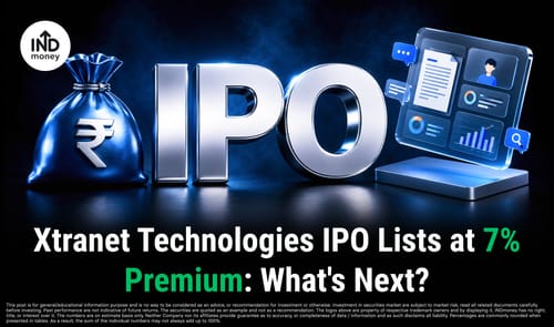 Xtranet Technologies IPO Lists at 7% Premium