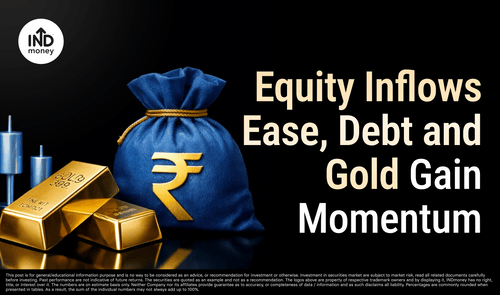 Equity Inflows Ease, Debt and Gold Gain Momentum Equity Inflows Ease, Debt and Gold Gain Momentum