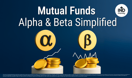 mutual funds alpha & beta simplified