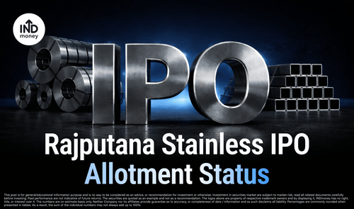 Rajputana Stainless IPO Allotment Status: KFinTech, BSE, NSE