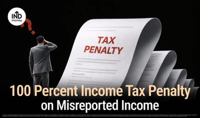 100% Income Tax Penalty on Misreported Income Explained with Example image