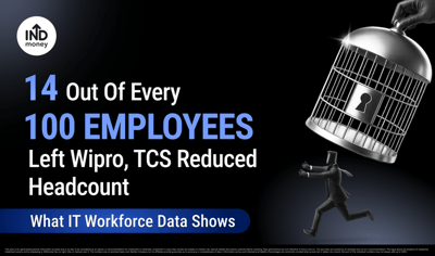 14 of 100 Employees Left Wipro; TCS Reduced Headcount: What IT Workforce Data Shows image