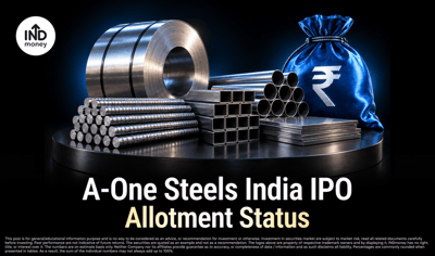 A-One Steels India IPO Allotment Status: Check on Bigshare Services, BSE & NSE image