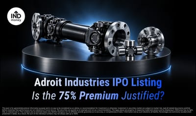 Adroit Industries IPO Lists 75% Higher, But Is the Premium Justified? image