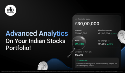 Get Smart Insights With Advanced Analytics On Your Indian Stocks Portfolio image
