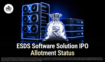ESDS Software Solution IPO Allotment Status: Check on MUFG Intime, BSE & NSE image