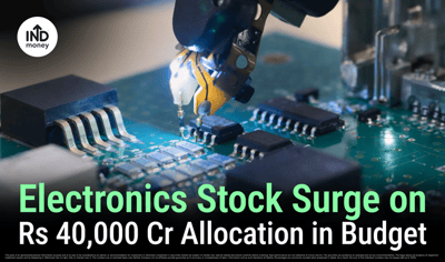 Budget 2026: Electronics Stocks Rally After Rs 40,000 Cr Push; What Changes Now? image