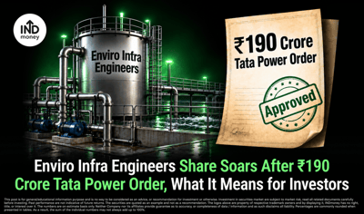 Enviro Infra Engineers Share Soars After ₹190 Crore Tata Power Order, What It Means for Investors image