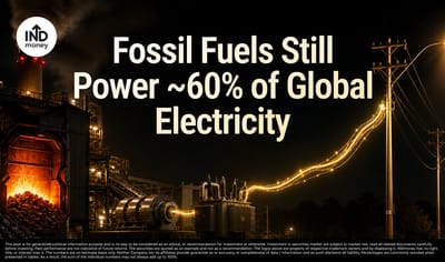 Fossil Fuels Still Power 60% of Global Electricity: Here's Why image