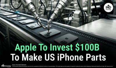 Tim Cook Says Apple Will Invest $100 Bn To Make iPhone Parts In The US image