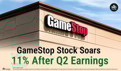 GameStop Stock Soars 11% After Q2 Earnings; Here’s Why image