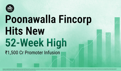 Poonawalla Fincorp Hits New 52-Week High on ₹1,500 Cr Promoter Infusion  image