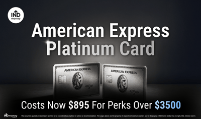 American Express Platinum Card; Costs Now $895 For Perks Over $3500 image