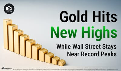 Gold Price Hits New Highs While Wall Street Stays Near Record Peaks image