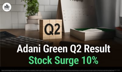 Adani Green Shares Jump 10% After Strong Q2 Results: Profit, Revenue, and Capacity All on the Rise image