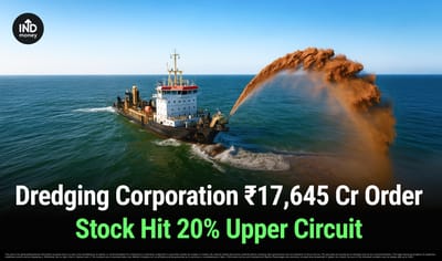 Dredging Corporation Secures ₹17,645 Crore in New Orders, Shares Surge 20% image