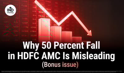 Why 50% Fall in HDFC AMC Is Misleading, Bonus Issue Explained  image
