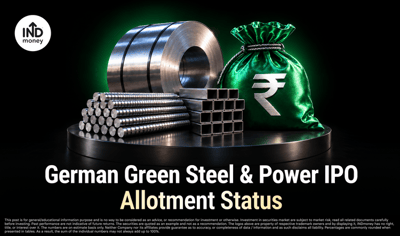 German Green Steel & Power's IPO Allotment Status: Check on Bigshare Services, BSE & NSE image