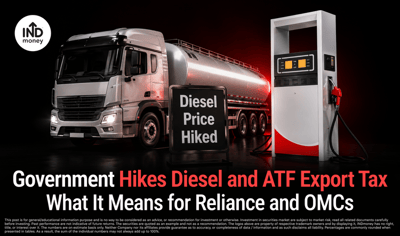 Government Hikes Diesel and ATF Export Tax: Impact on Reliance, OMCs and Airlines image