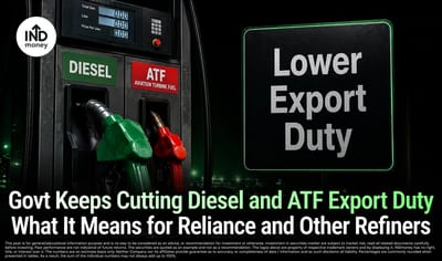 Govt Cuts Diesel & ATF Export Duty Again: What It Means for Reliance Investors image