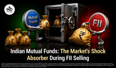 How Indian Mutual Funds Became the Market's Shock Absorber During FII Selling image