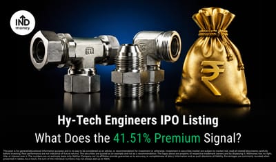 Hy-Tech Engineers IPO Lists at 41.5% Premium: Can Earnings Catch Up With the Price? image
