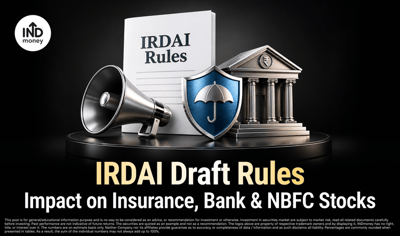 IRDAI Draft Rules: Impact on Insurance, Bank & NBFC Stocks image