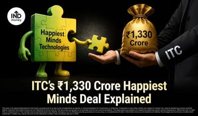 ITC’s ₹1,330 Crore Happiest Minds Deal Explained: Why ITC Is Building an AI Focused IT Business image