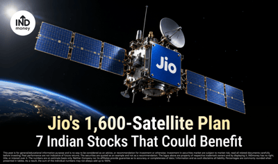 Jio's 1,600-Satellite Plan: 7 Indian Stocks That Could Benefit image