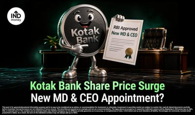 Why Is Kotak Bank Share Rising Today? New MD & CEO Appointment Explained image