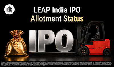 LEAP India IPO Allotment Status: Check on MUFG Intime, BSE & NSE image