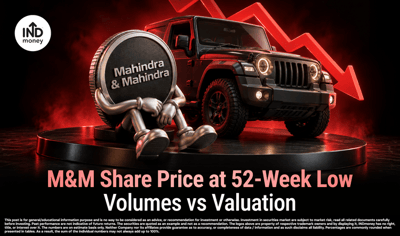 Mahindra & Mahindra Share Hits 52-Week Low: Do Volumes Justify the Valuation Reset? image
