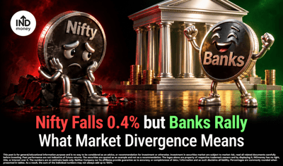 Nifty Falls 0.4% but Banks Rally: What Market Divergence Means image
