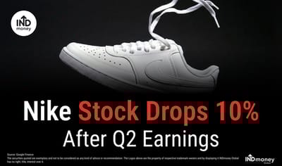 Nike Stock Drops 10% After Q2 Earnings Release; Here’s What Went Wrong With NKE image