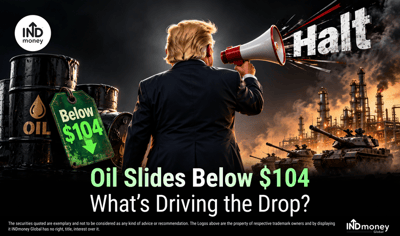 Oil Prices Fall Below $104: Why Is Crude Dropping Despite Middle East Tensions? image