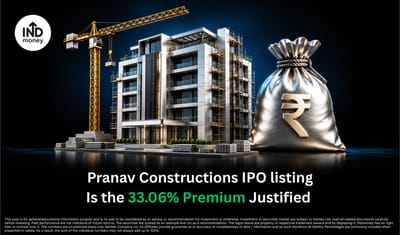 Pranav Constructions IPO Listing: What Does the 33.06% Premium Signal? image